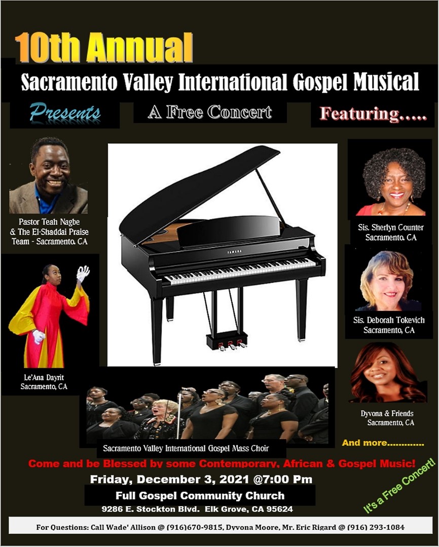 10th Annual Sacramento Valley International Gospel Music