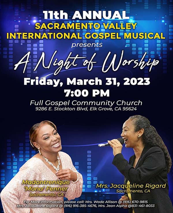 10th Annual Sacramento Valley International Gospel Music